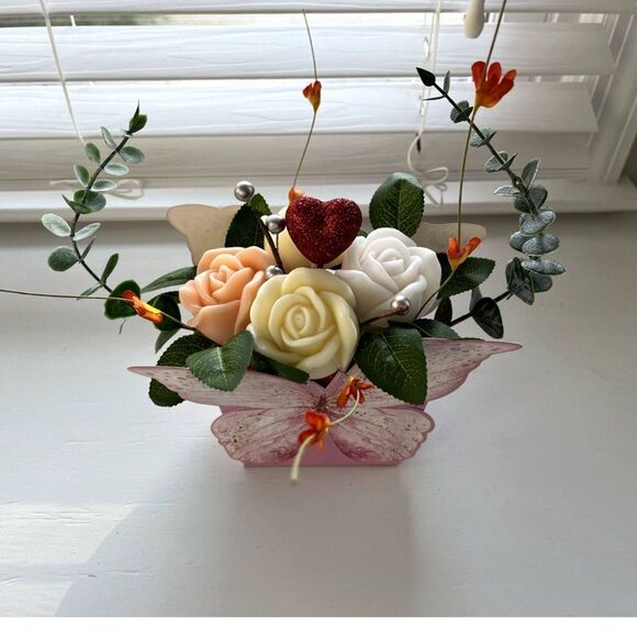 Handmade Goat's Milk Soap Flower Bouquet/Birthday/Mother’s Day/Easter/Spring - Picture 2 of 4